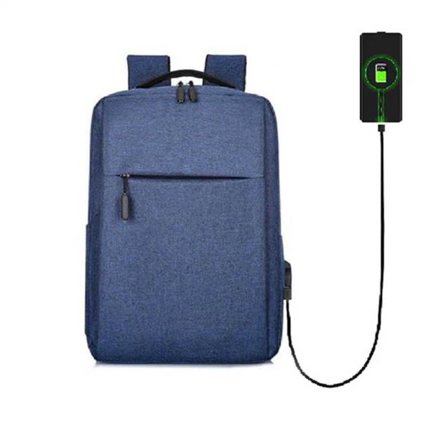 Blue USB Point Laptop Bag